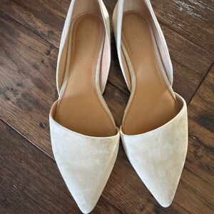 J. Crew Women's J Crew Zoe suede d'Orsay flats 7.5